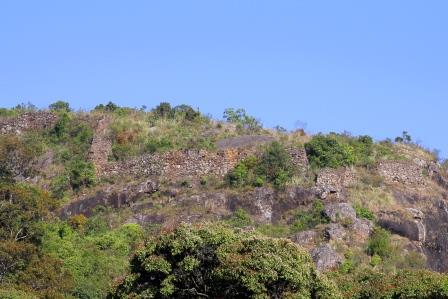 Remnants of Pakasura Kote (one of the ancient hill forts)